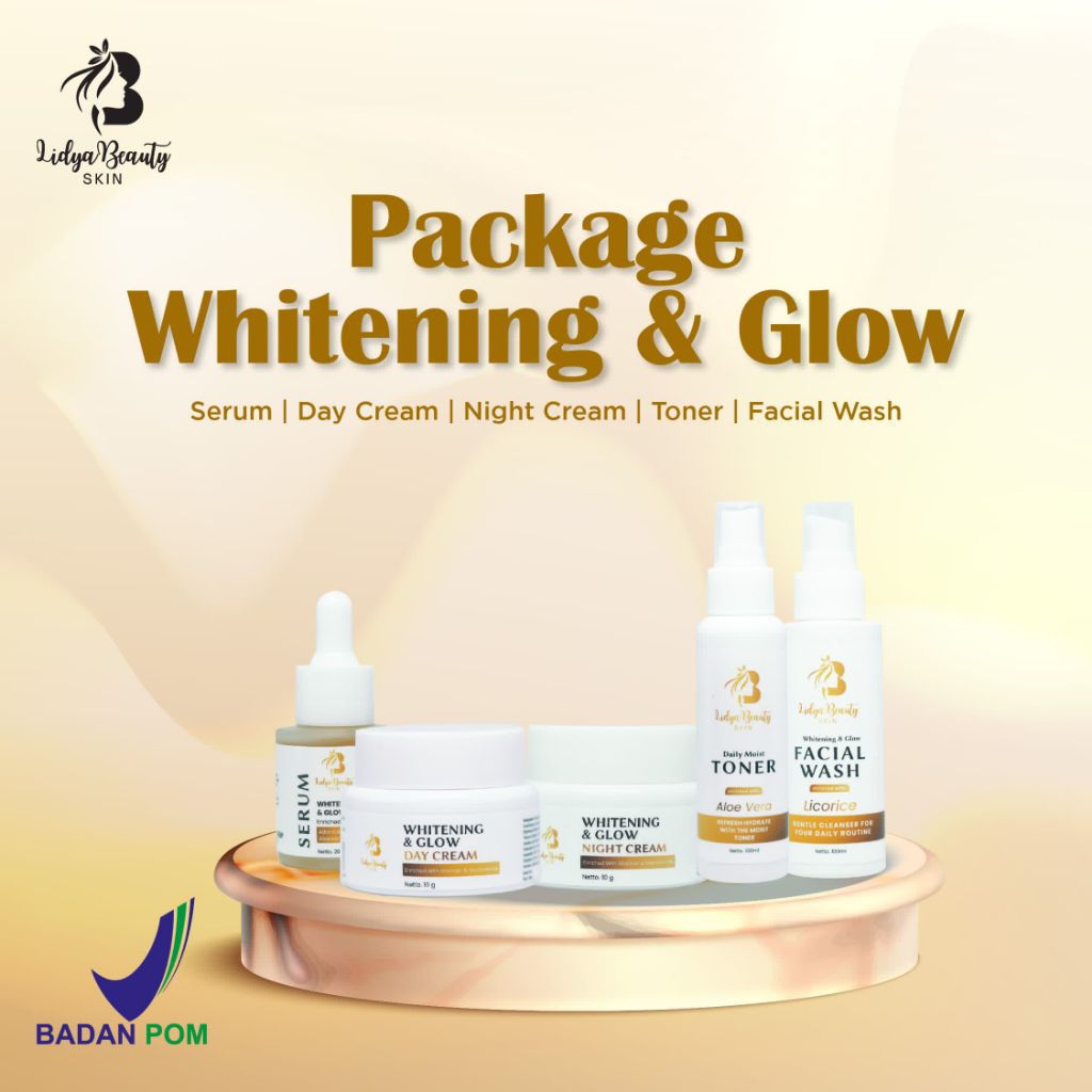 ORIGINAL LIDYA GLOW SKINCARE LIDYA GLOW PAKET KOSMETIK LIDYA BEAUTY SKIN ORI