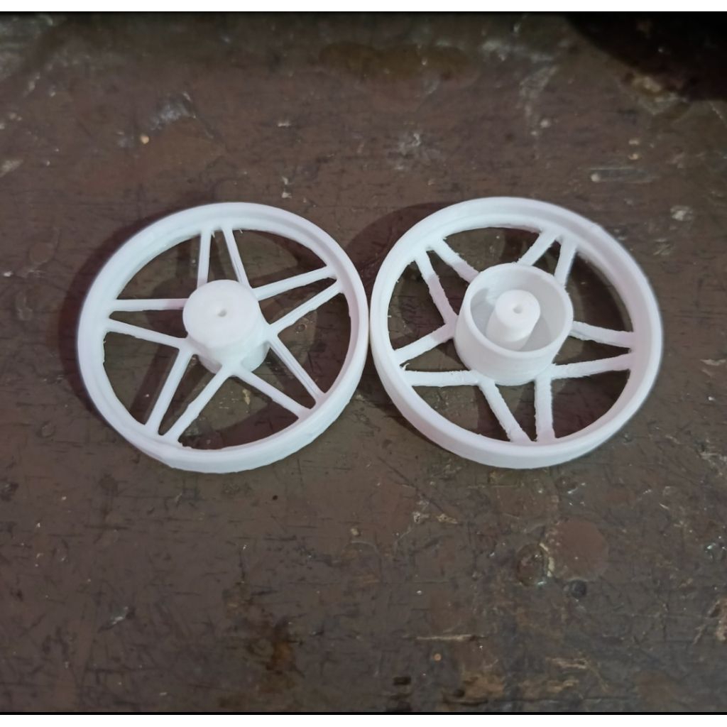 Sepasang velg VND V-Speed Racing palang bintang untuk miniatur motor