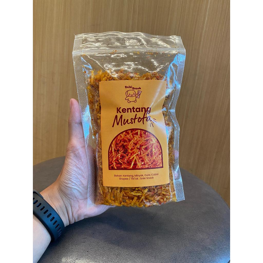 

Kentang Mustofa Balado Pedas Manis Kering Kentang Sniki Snack 200gr