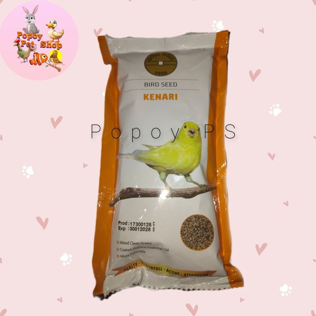 GOLD COIN KENARI / VOER / PUR BURUNG 250 GRAM TERMURAH