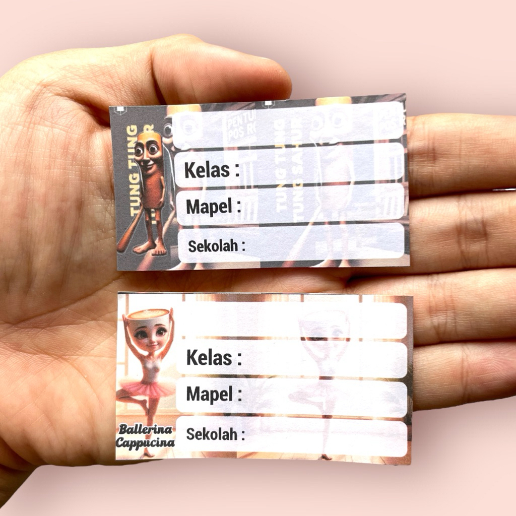 

Design Tema Baru Stiker Label Nama Buku Sekolah Kelas Mata Pelajaran Mapel Anak SD SMP SMA Kuliah Indonesia Inggris