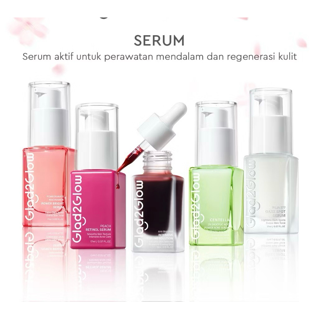 Glad2Glow Face Serum Series