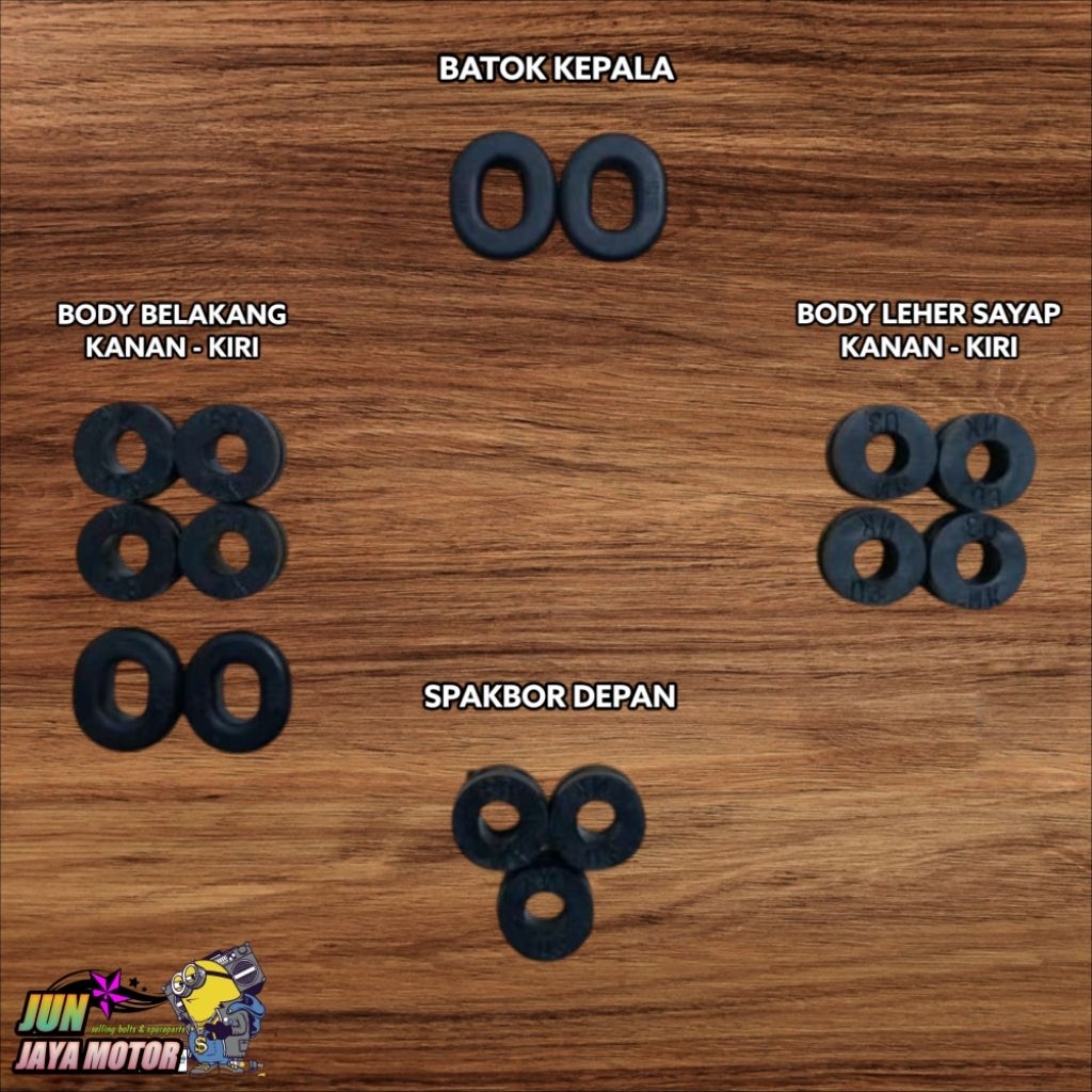 Karet Body Fullset Yamaha Jupiter Z / Karet Bodi Full Set Yamaha Jupiter Z