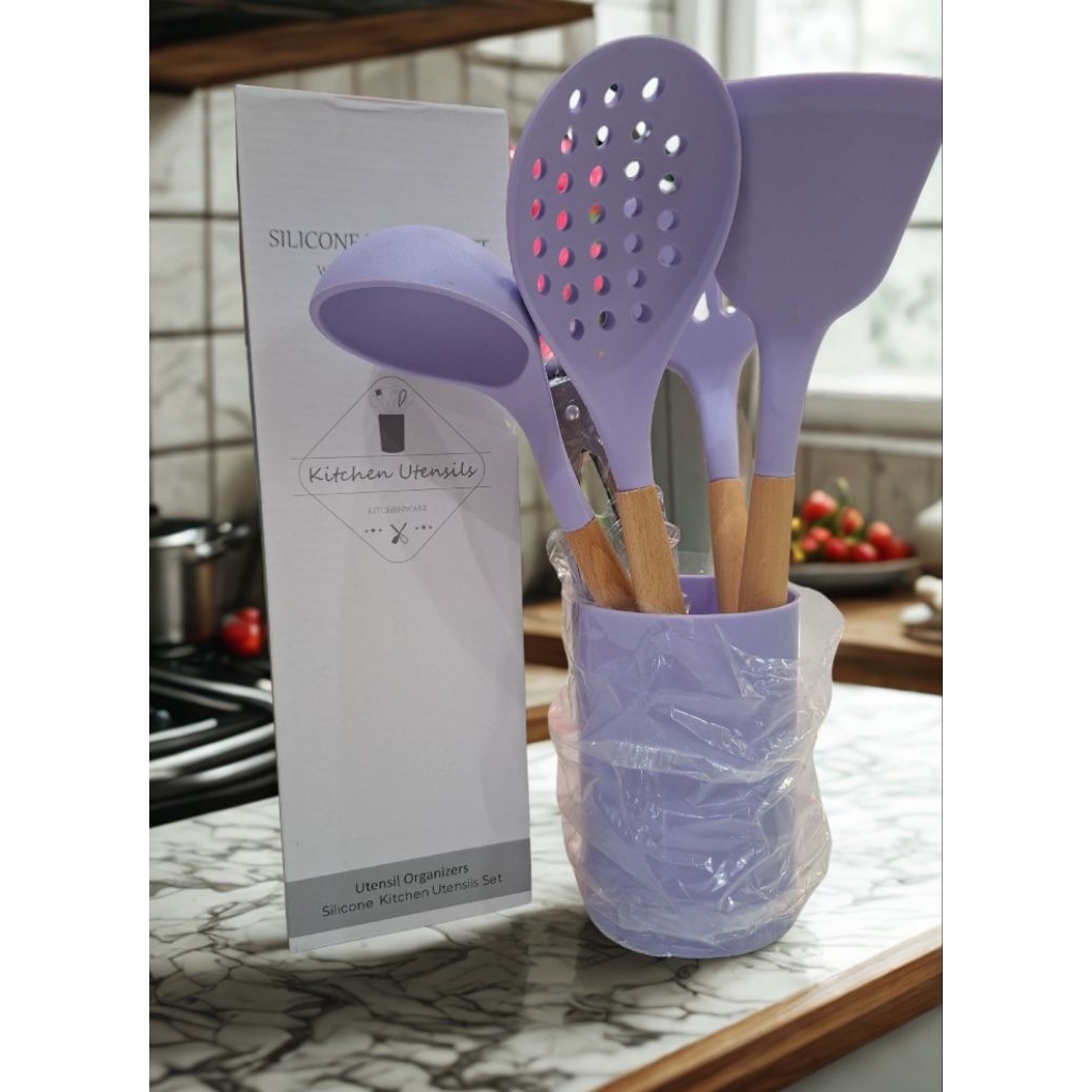 Kitchen Ware | Kitchen Set Silicone | Utensils| Alat Dapur Set