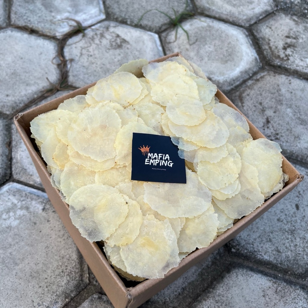 

PAKET USAHA EMPING MELINJO MENTAH SUPER TIPIS RENYAH SIAP GORENG (5KG)