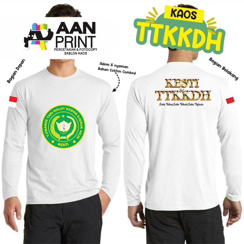 KAOS PANJANG KESTI TTKKDH | TJIMANDE | KAOS DEWASA DAN ANAK ANAK TJIMANDE TARI KOLOT