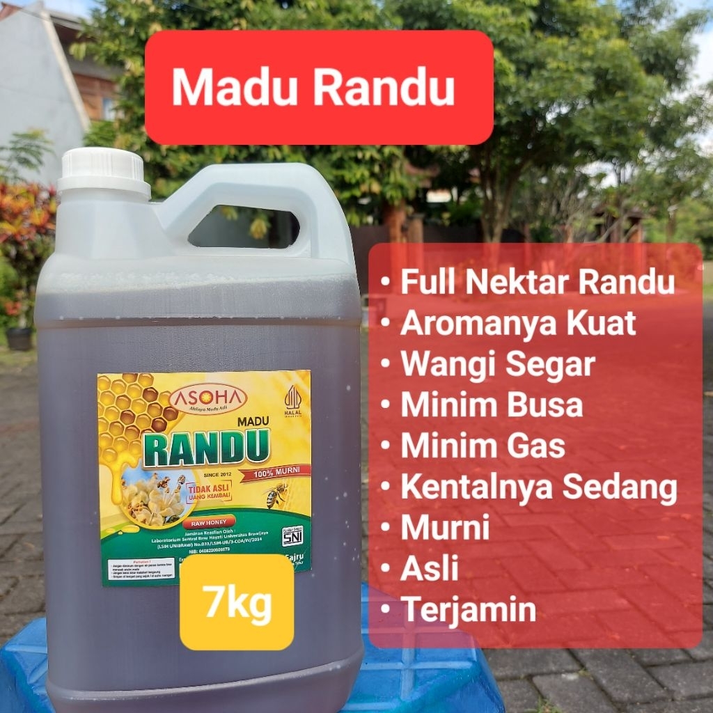 

Madu Randu Pasuruan 7kg | Harga Grosir | Raw Honey | FULL NEKTAR RANDU | Madu Asli | Madu Murni