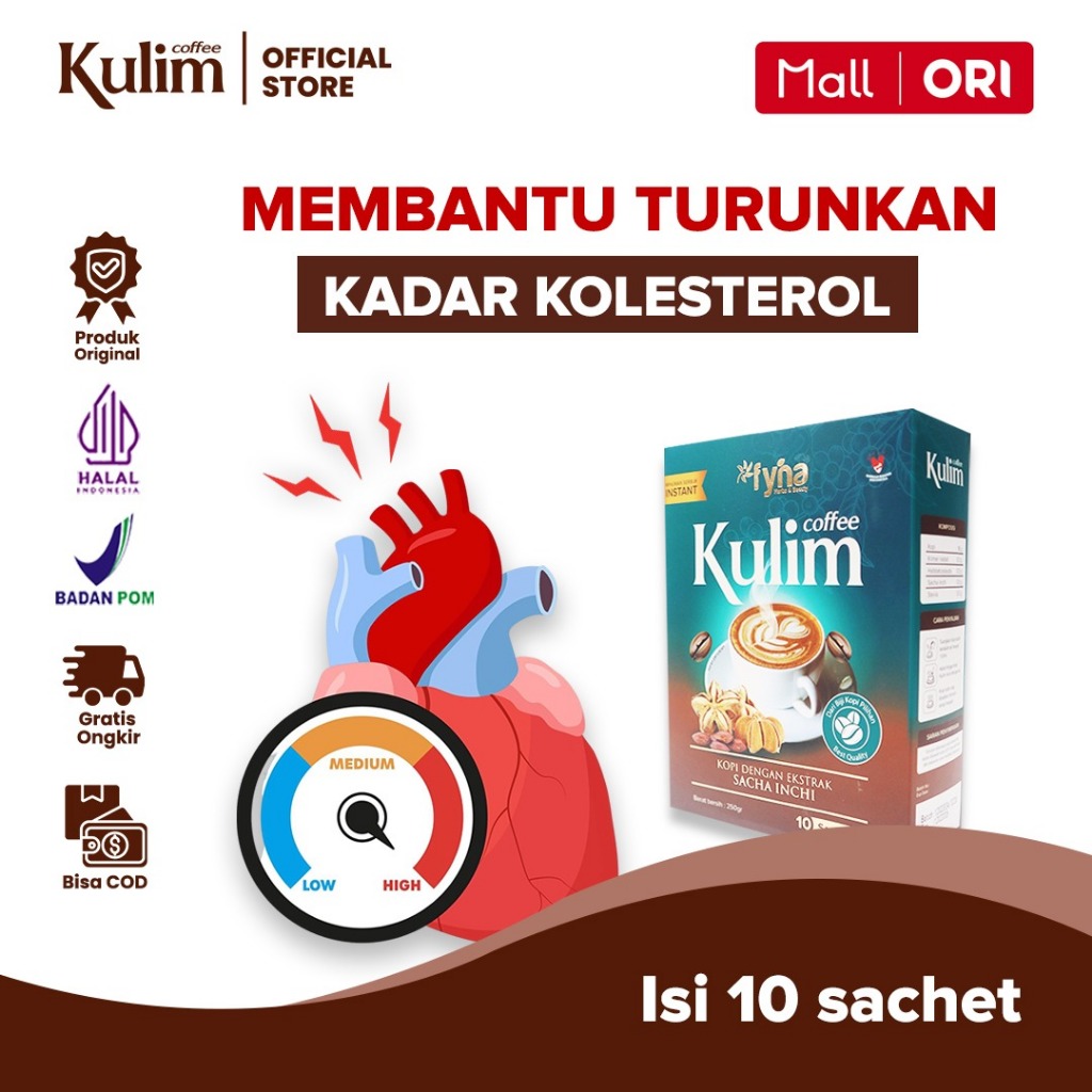 

KULIM COFFEE - Membantu Turunkan Kadar Kolesterol