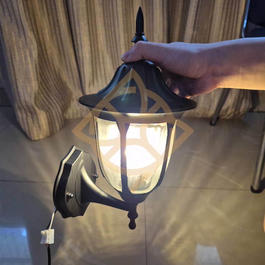 [COD ✅] Lampu dinding klasik besi hias dekorasi dinding outdoor teras taman tahan air hujan