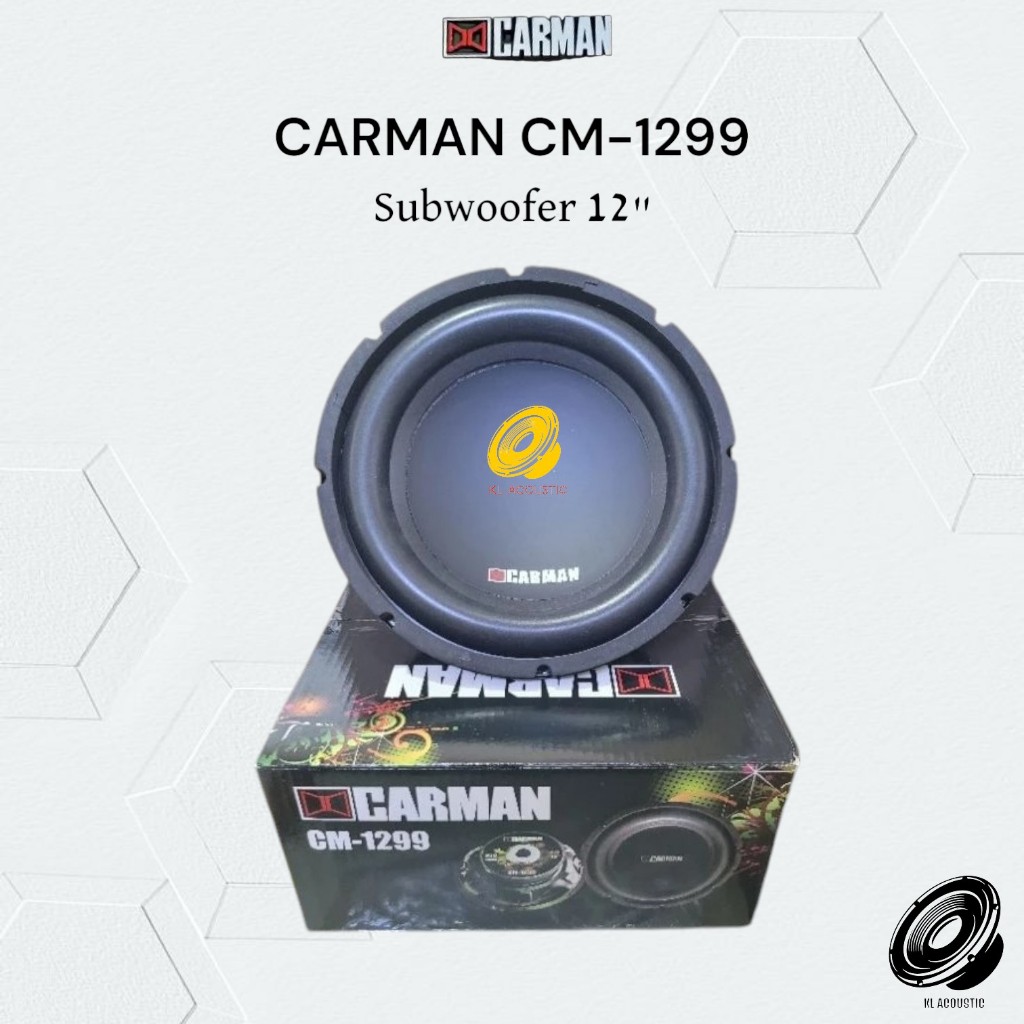 Subwoofer carman CM1299 double magnet