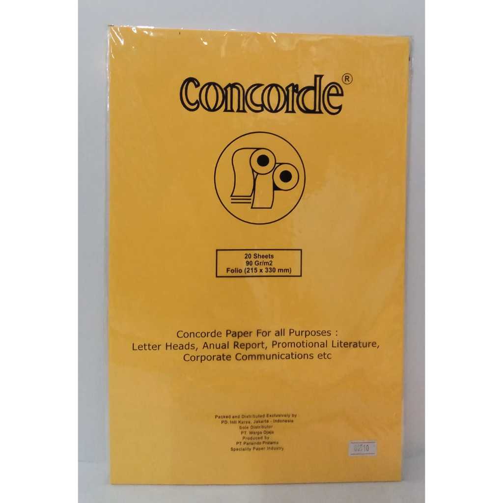 

KERTAS CONCORDE F4 90 GSM 80510