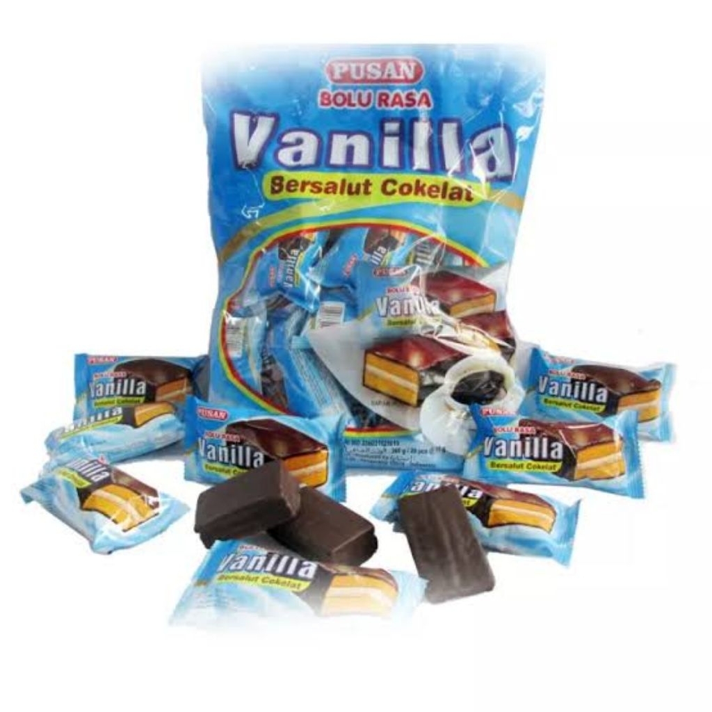 

Pusan Swiss Roll Vanilla Bersalut Coklat 360 gram