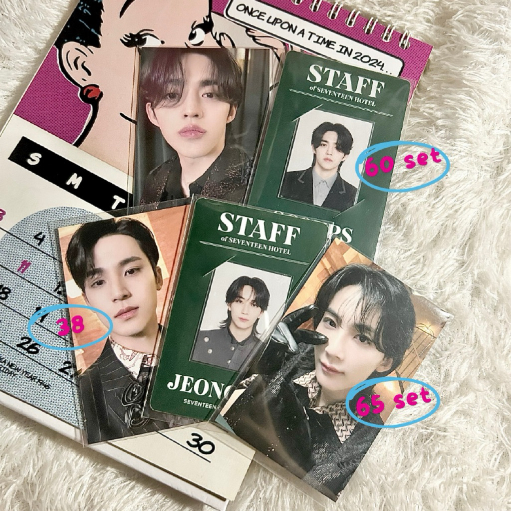 [READY STOCK] Read Description Seventeen Membership Kit Hotel SCoups Jeonghan Mingyu