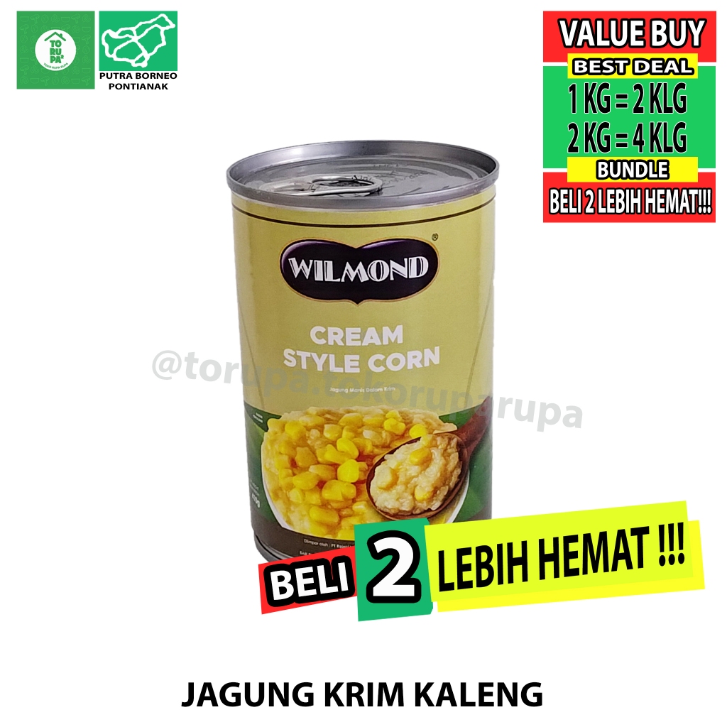 

Jagung Manis Kaleng 425 gr Twin King / Jagung Krim dalam kaleng / Cream Corn Twin King