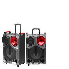 NIKO WT12A WT 12A Trolley Speaker Wooden Speaker Portable 12" Inch Full Range Multifungsi Bluetooth 