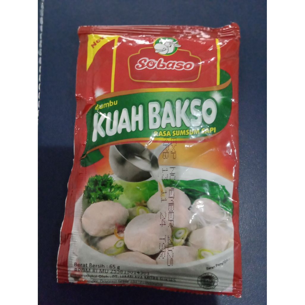 

Sobaso bumbu kuah bakso rasa sumsum sapi 60gram