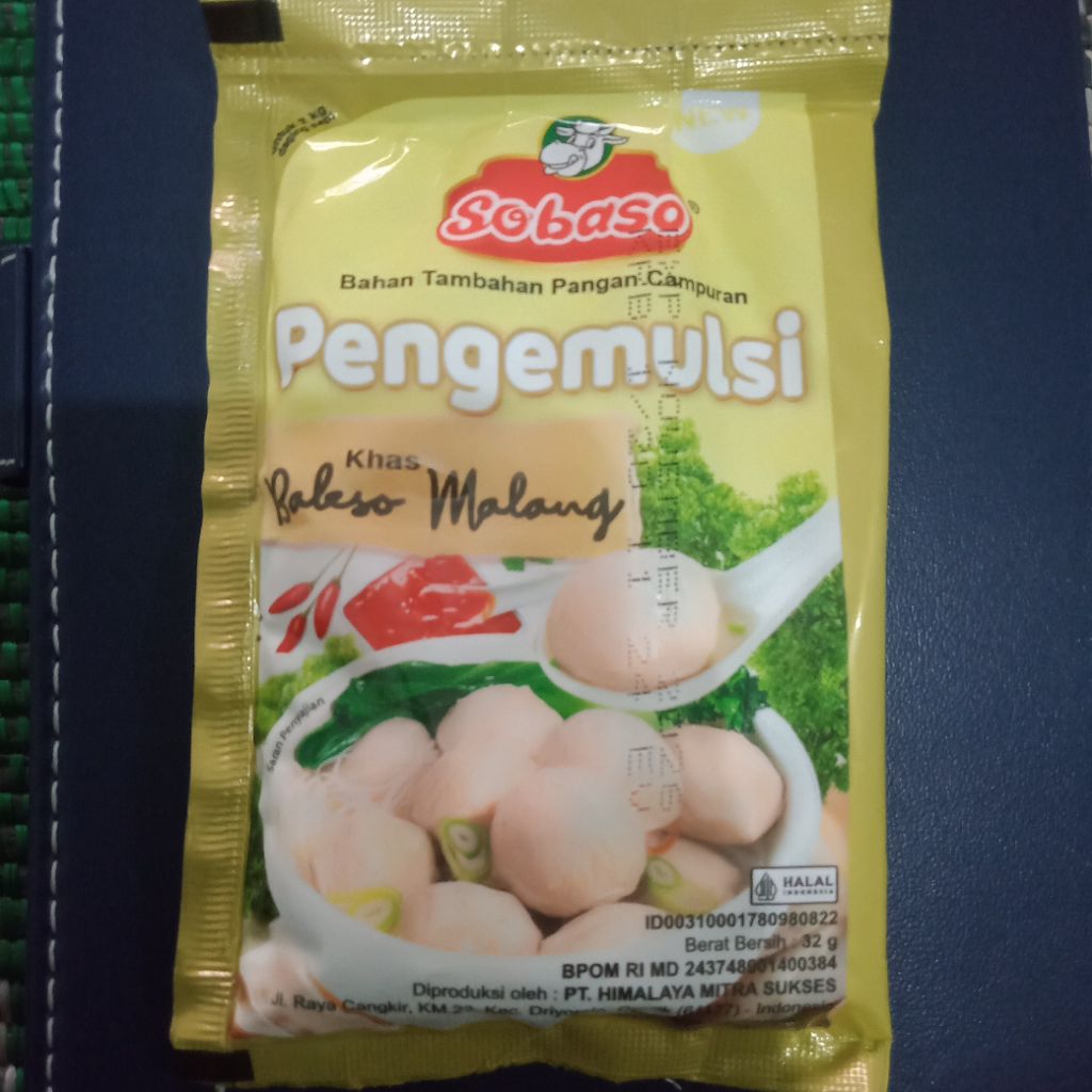 

Sobaso PENGEMULSI Khas Bakso Malang 32gram
