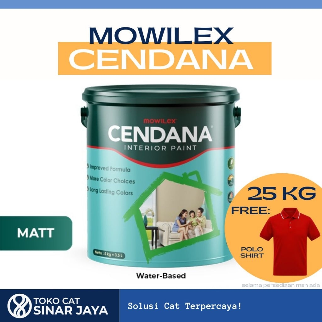 Mowilex Cendana Interior 25Kg Barley