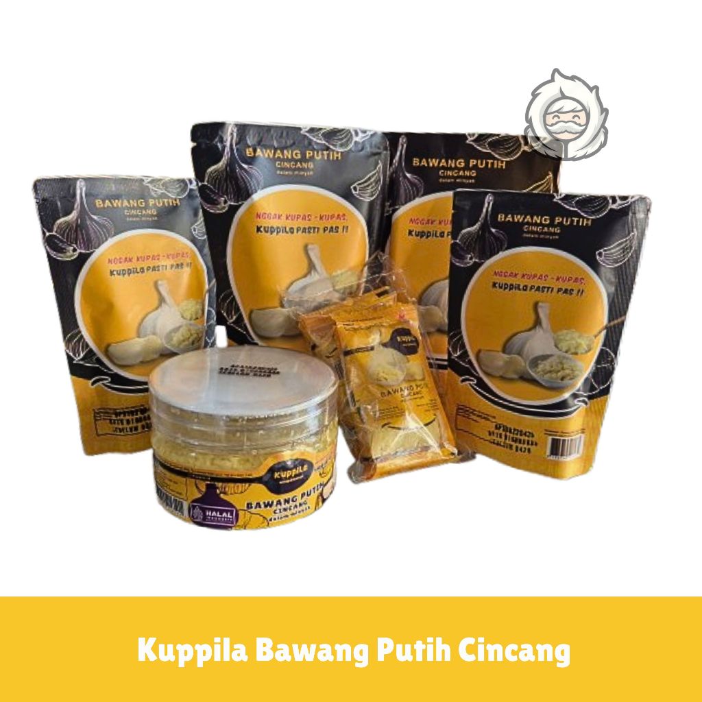 

Kuppila Bawang Putih Cincang dalam Minyak | Minced Garlic Siap Pakai Praktis