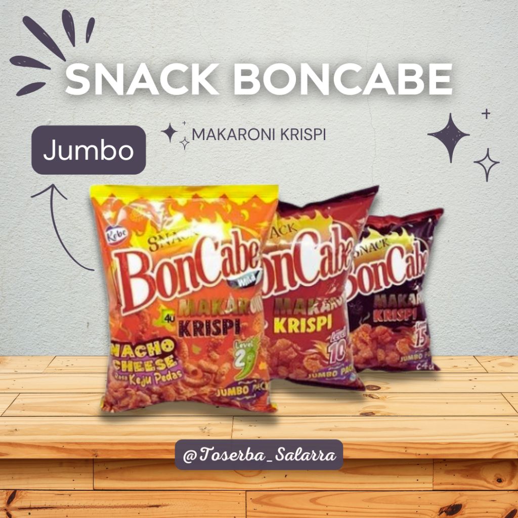 

Snack BonCabe Makaroni Krispi JUMBO PACK