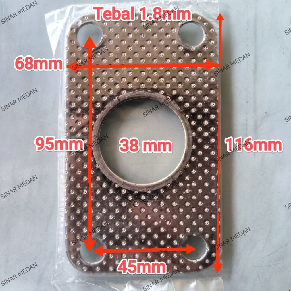 Paking Knalpot Yanmar TS230 TS 230 Gasket Exhaust Pipe 1pc