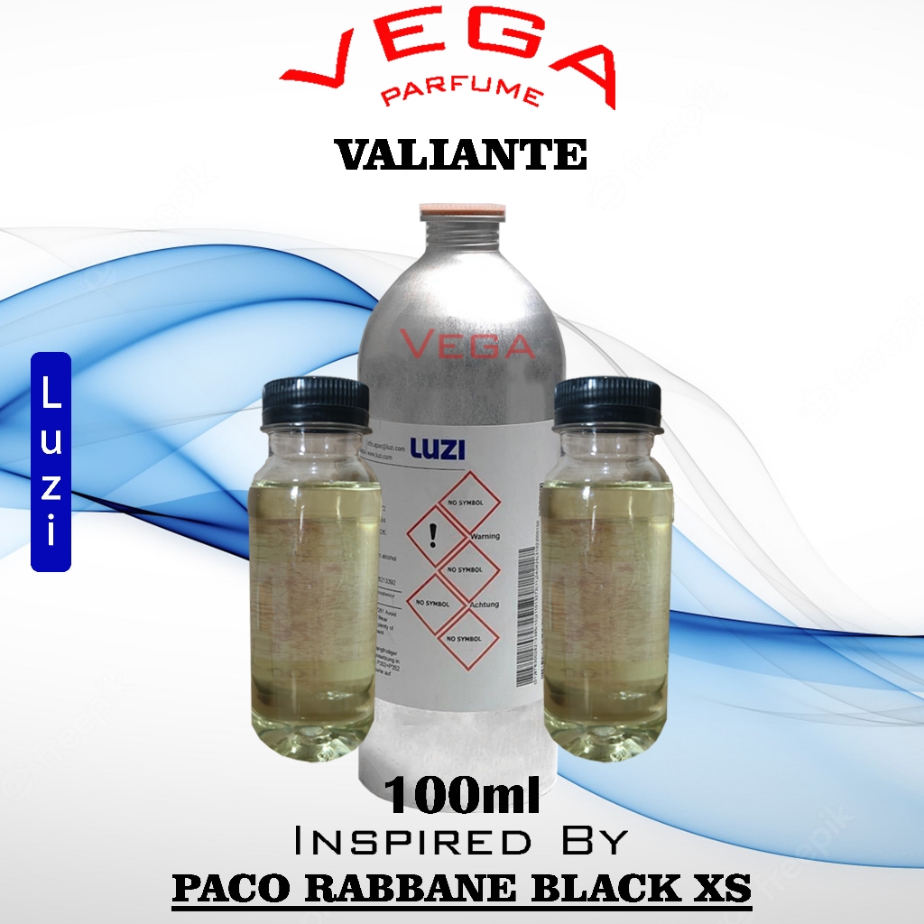 VALIANTE PR LUZI 100ML REPACK MURNI BIBIT ( P.BLACK XS I'EXCESS FOR MAN )