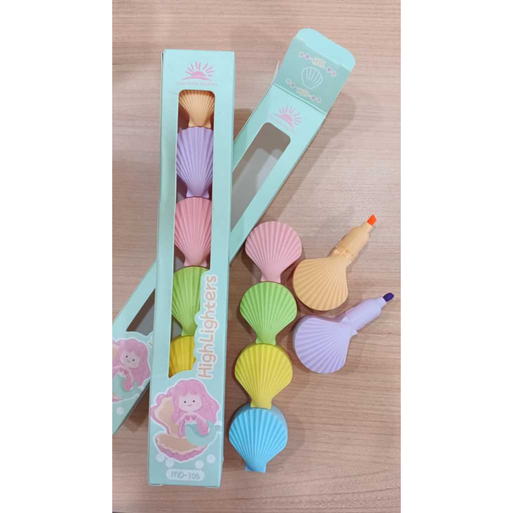 

FANCY HIGHLIGHTER 6 WARNA BENTUK KERANG