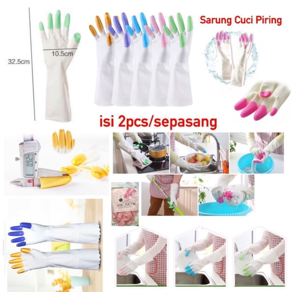 sarung tangan cuci piring anti air