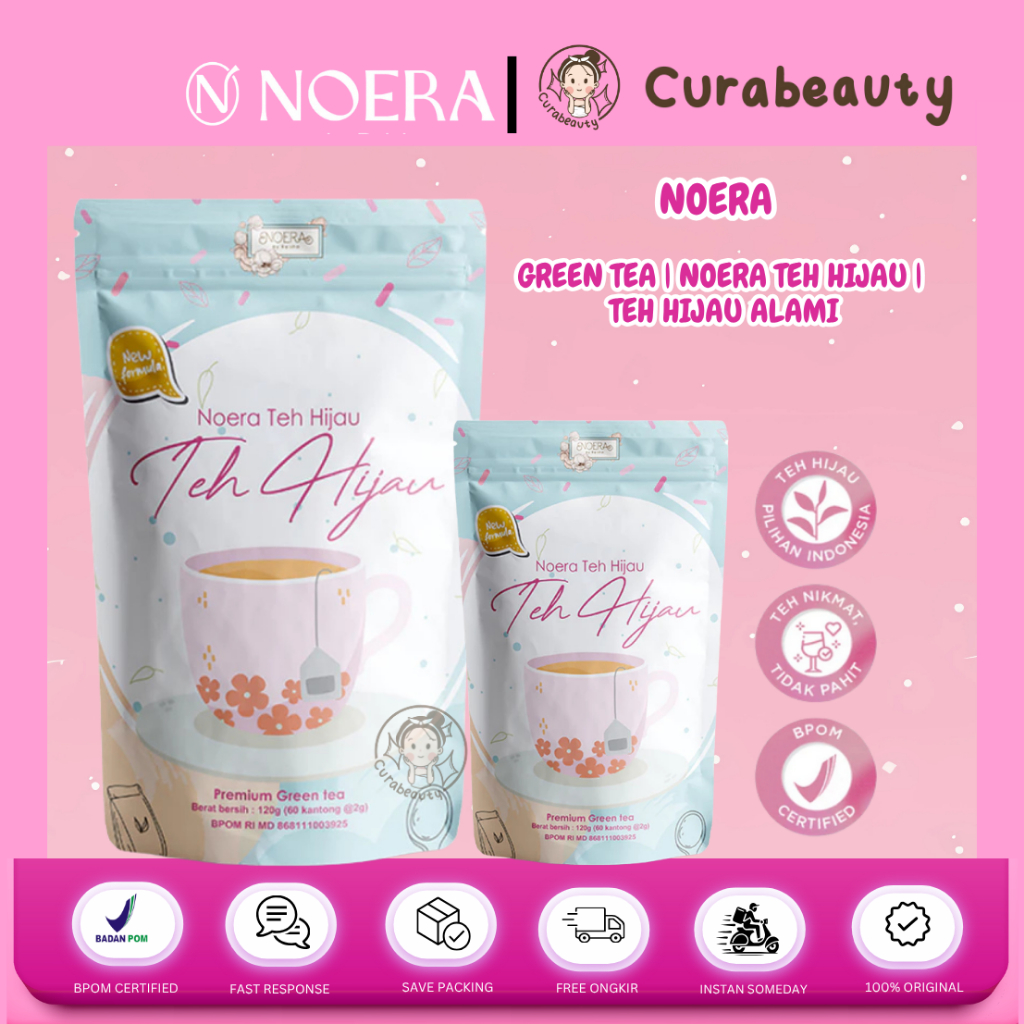 •CURABEAUTY• MANADO NOERA SLIMMING TEA 30 & 60 SACHET TEH HERBAL PELANGSING ALAMI