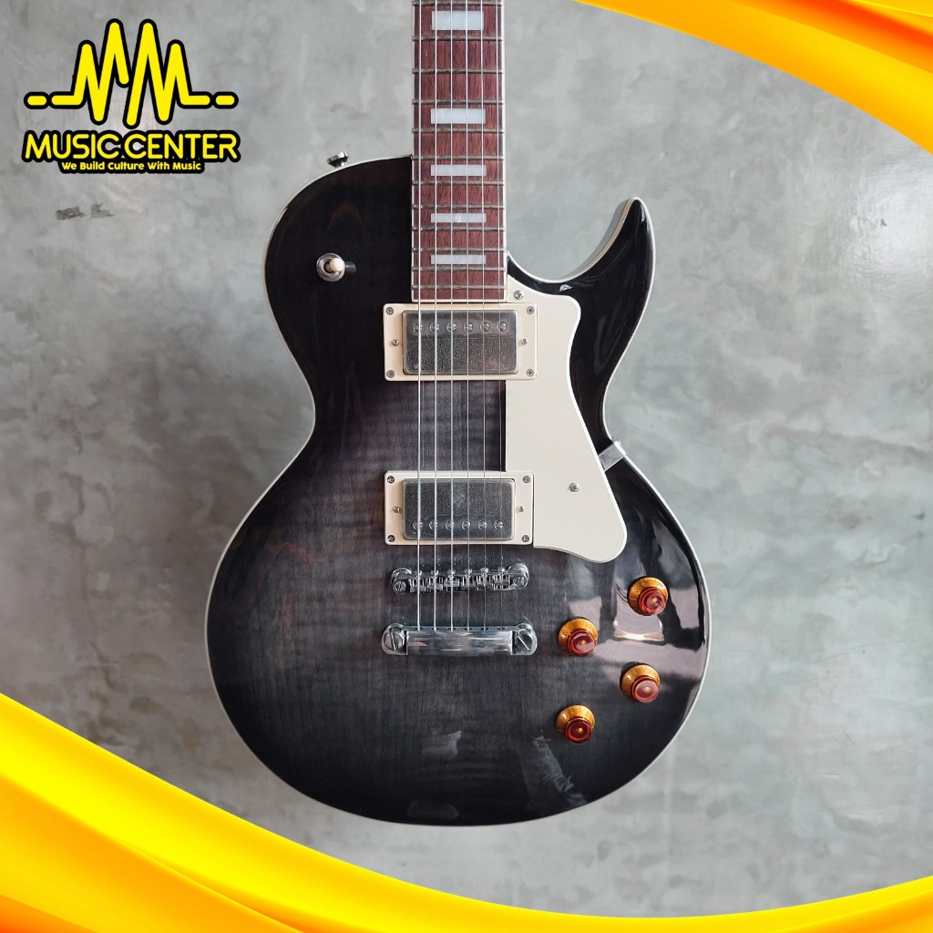 Gitar Elektrik Cort CR250 Trans Black