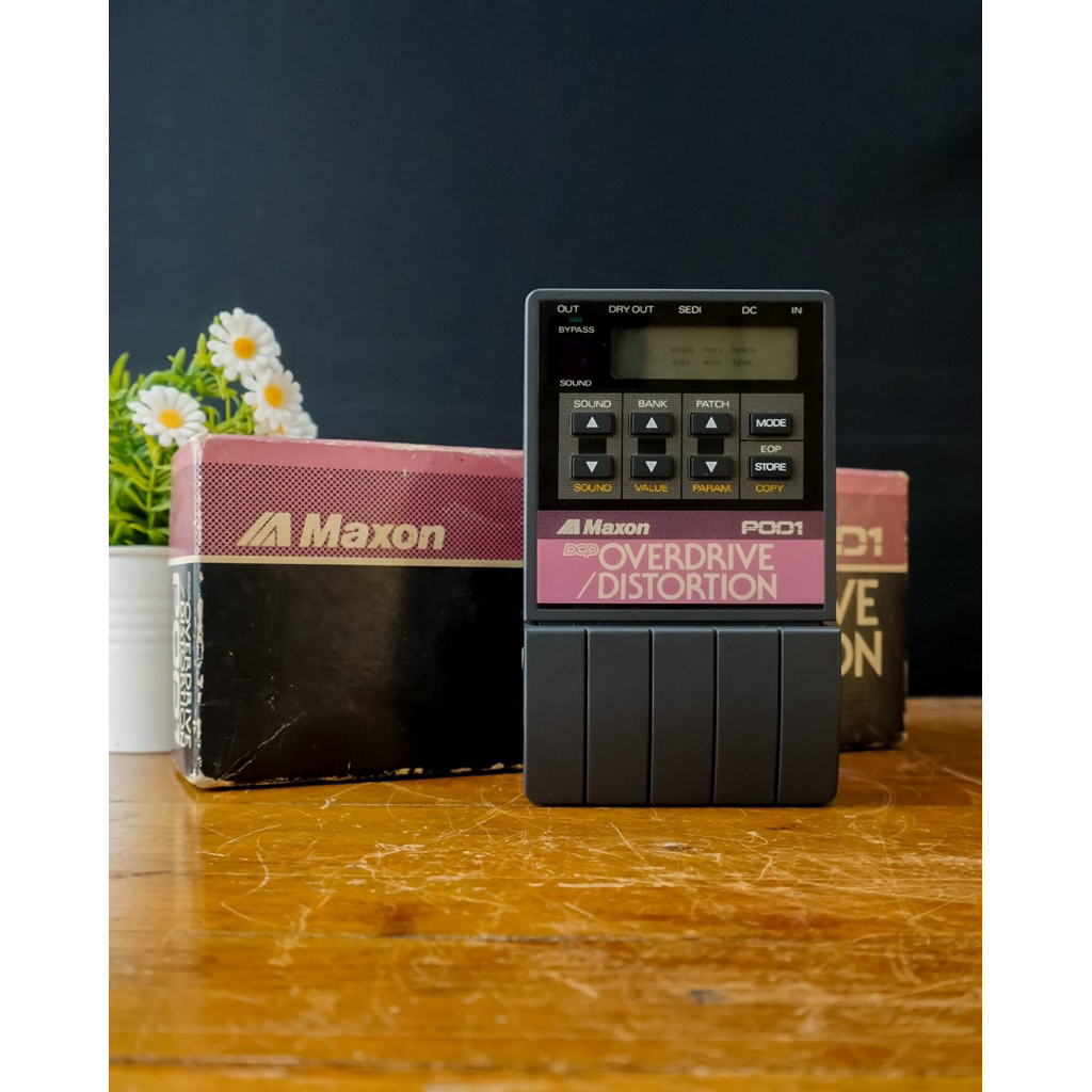 Maxon POD1 Overdrive / Distortion Efek Gitar