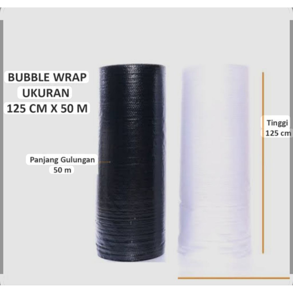 

Q (Q4) BUBBLE WARP 2,4 KG (1 ROLL) 50 M X 125 CM/PELINDUNG BARANG / PENGEMASAN BARANG