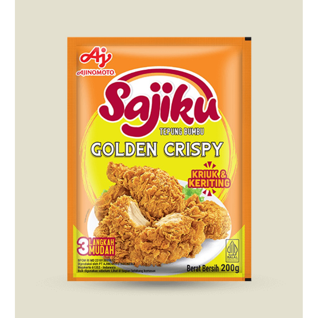 

Sajiku Tepung Golden Crispy 220gr