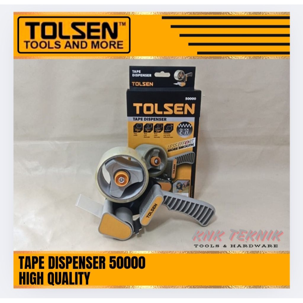 

Tape Dispenser Tape Cutter Tempat Plakban Alat Pemotong Lakban Tolsen