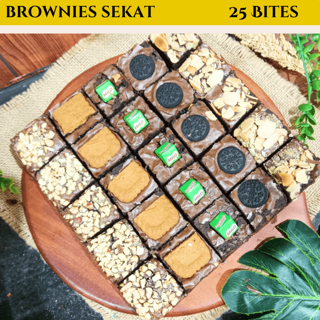 

Brownies Sekat / Brownies Panggang / Brownis Skat 25 / Shiny Crust / Brownies Panggang Skat