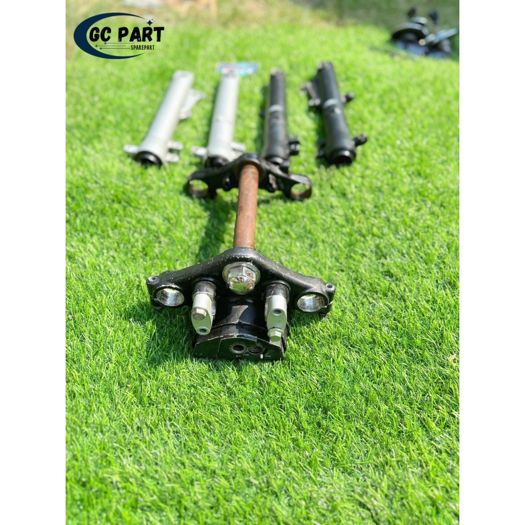 T atas bawah skok megapro mono original copotan motor