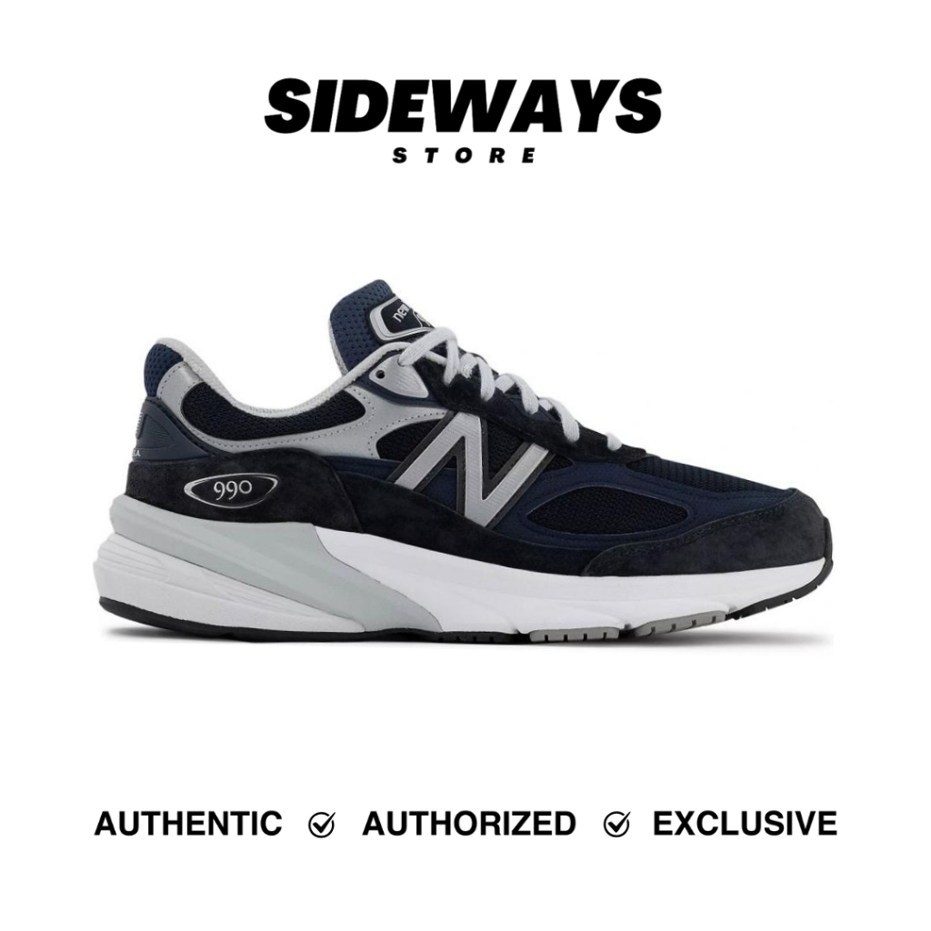 New Balance 990v6 Made In USA Navy Grey White (M990NV6)