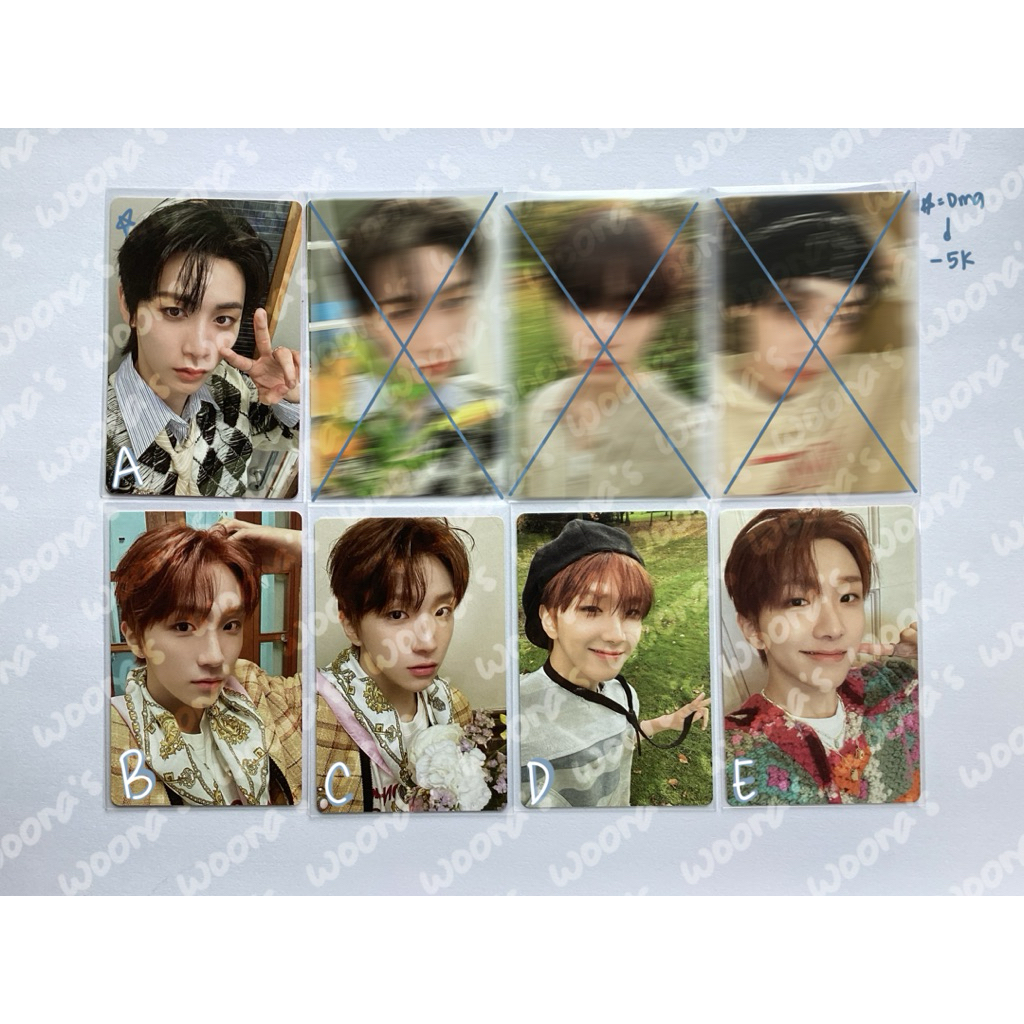 [OFFICIAL] photocard taesan woonhak sungho riwoo boynextdoor