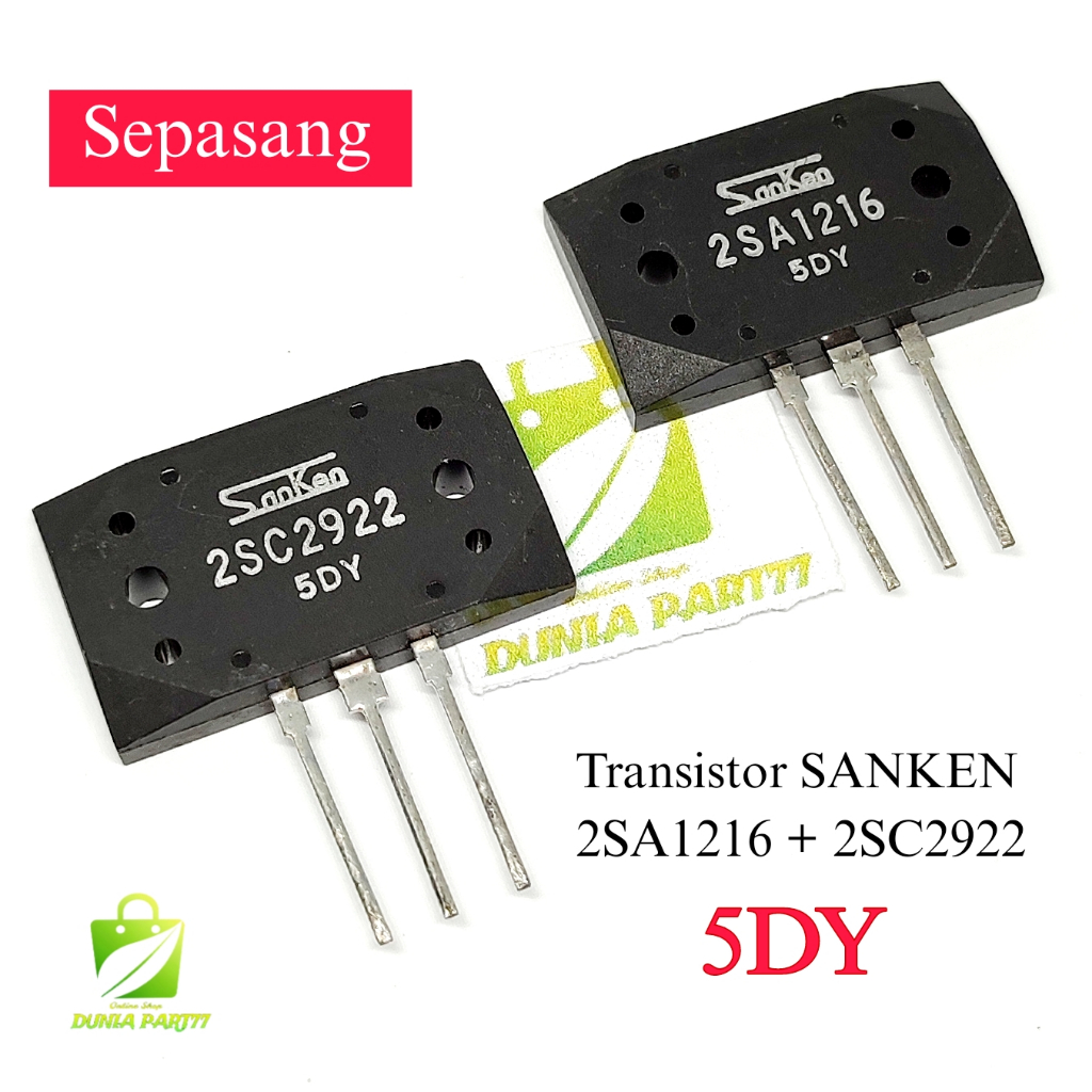 Transistor Sanken 2SA1216 2SC2922 5DY RRT Transistor sanken 1216 2922 5dy RRT Tr A1216 Tr C2922