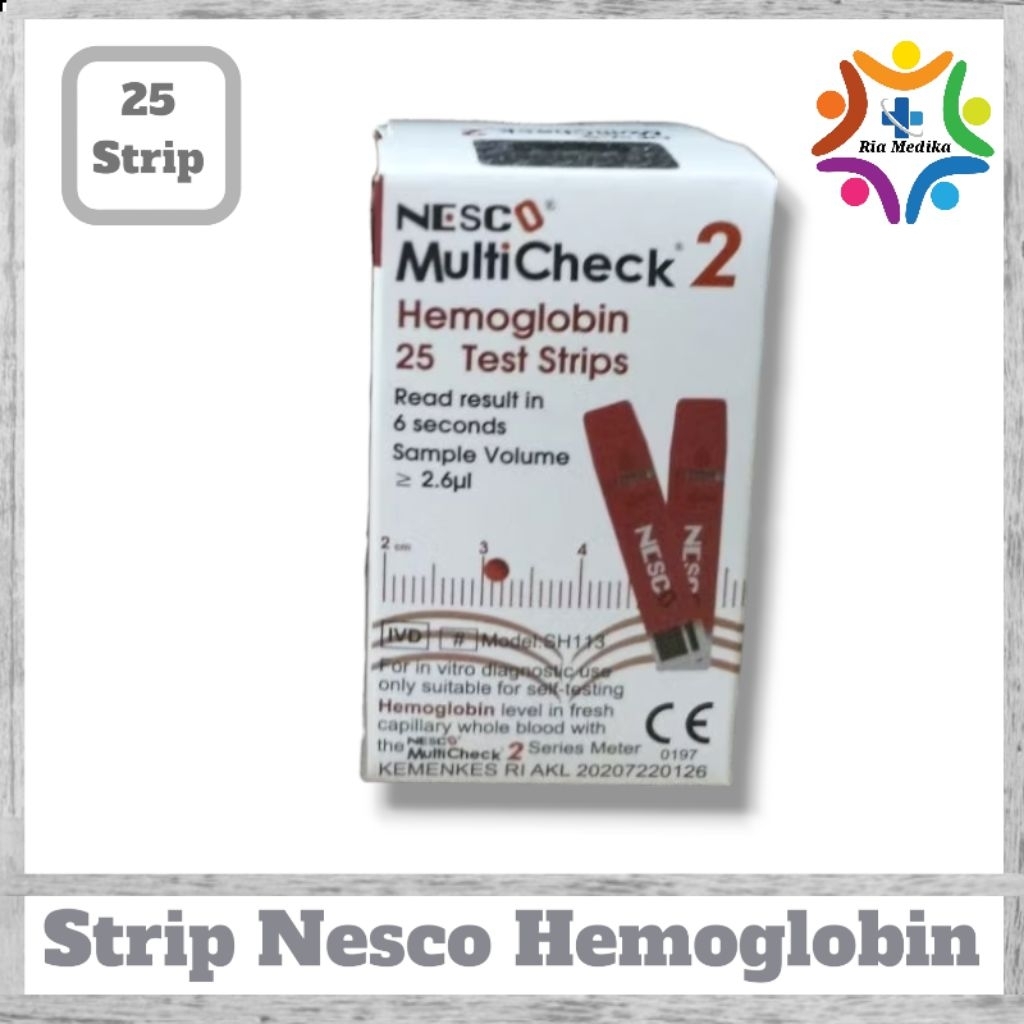 Strip Nesco Hemoglobin  HB  Refill Hemoglobin Strip Nesco  Nesco HB
