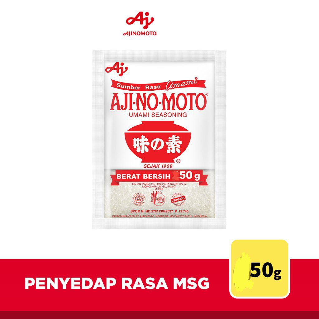 

Ajinomoto Penyedap rasa MSG [50gr]