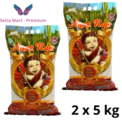 

2X5 KG Beras Anak Raja Beras Premium - Putih Wangi