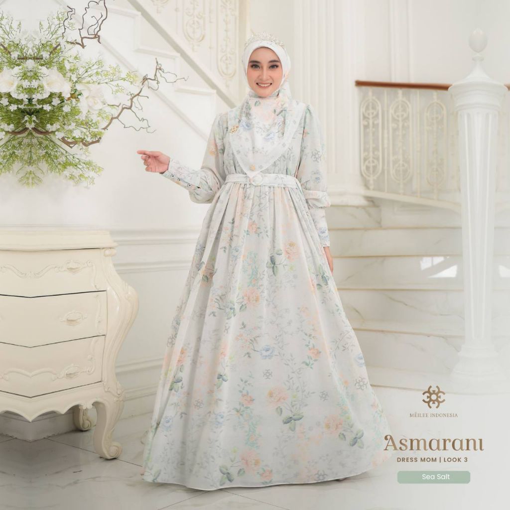dress asmarani sarimbit by meilee ready stok ori 100% gak ori jaminan uang kembali