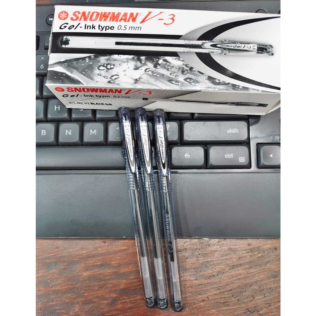 

Pen / Ballpen / Pulpen Snowman V3 Gel Ink type 0.5mm (1PACK)