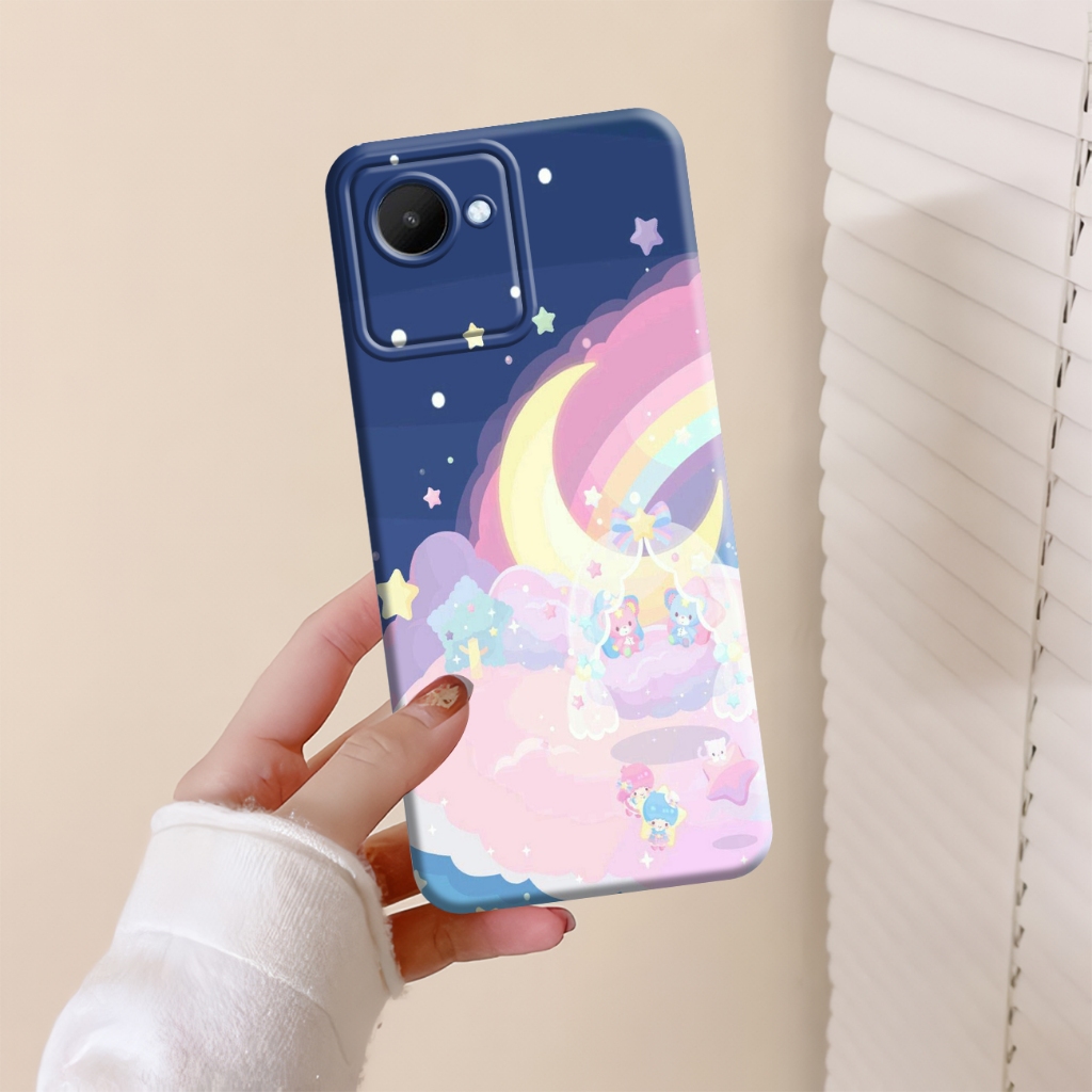 Case Hp - REALME C30 -  Casing Hp REALME C30- External_Acc  - Motif Kucing - Fashion Case - Case Cew