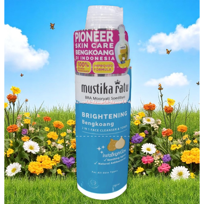 Mustika Ratu 150ml Whitening Pembersih 2in1 Bengkoang Pembersih Wajah Muka Makeup Make up Mustikarat