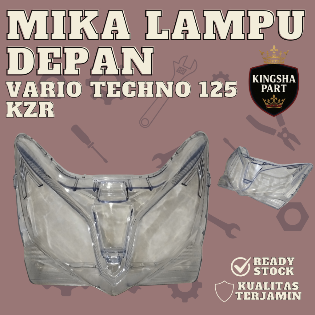 Mika kaca lampu depan vario tecno 125 fi mika lampu depan vario techno 125 mika depan vario 125 kzr