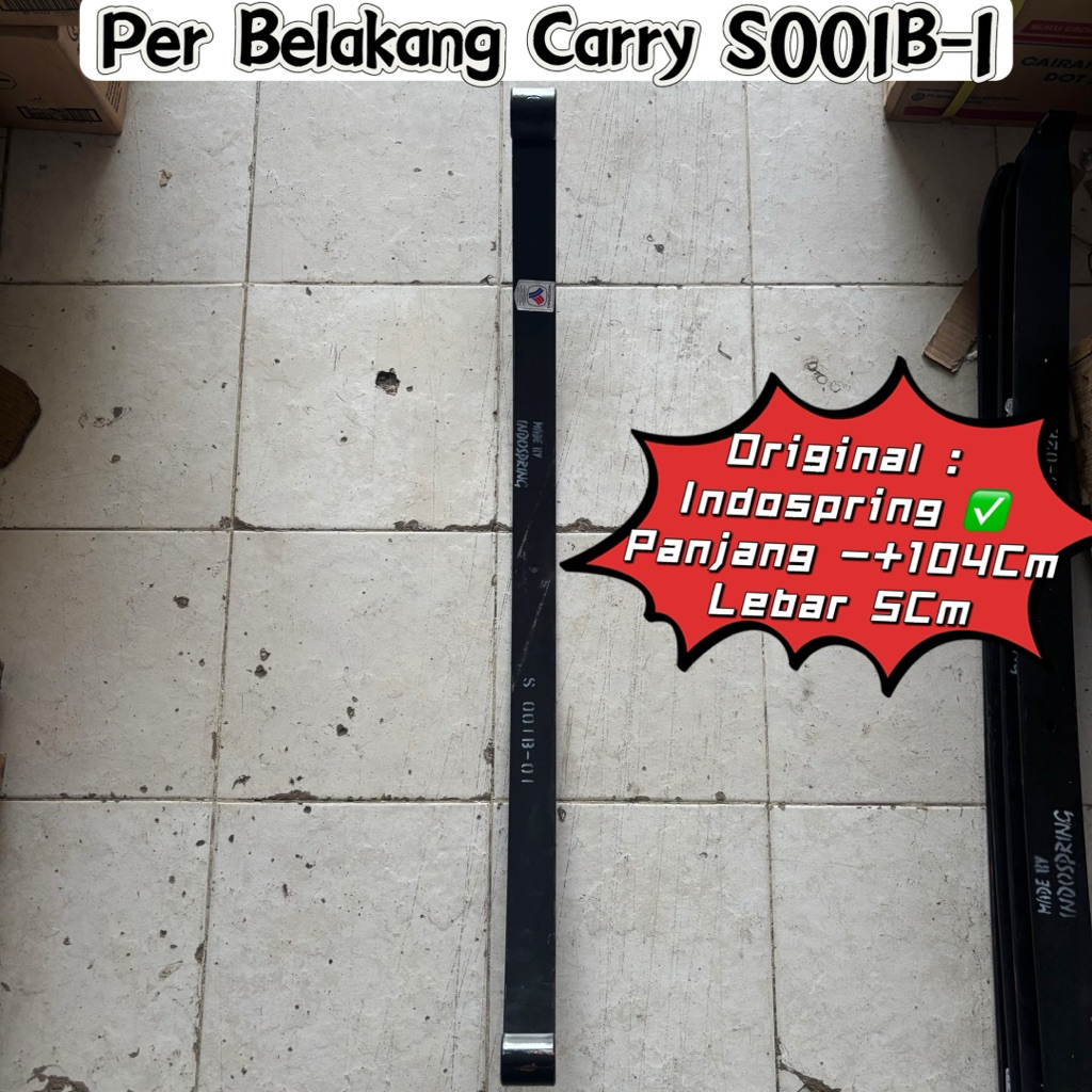 per carry nomor satu per S001B no 1 Indospring per daun carry nomer 1 per daun st100 nomor 1 per bab
