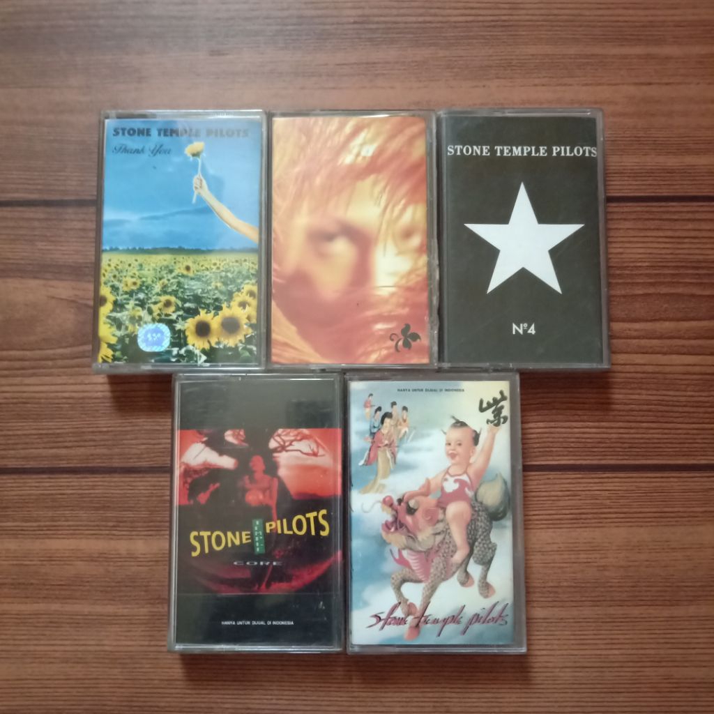 Kaset STONE TEMPLE PILOTS Paket Stone Temple Pilots ( 5 kaset )