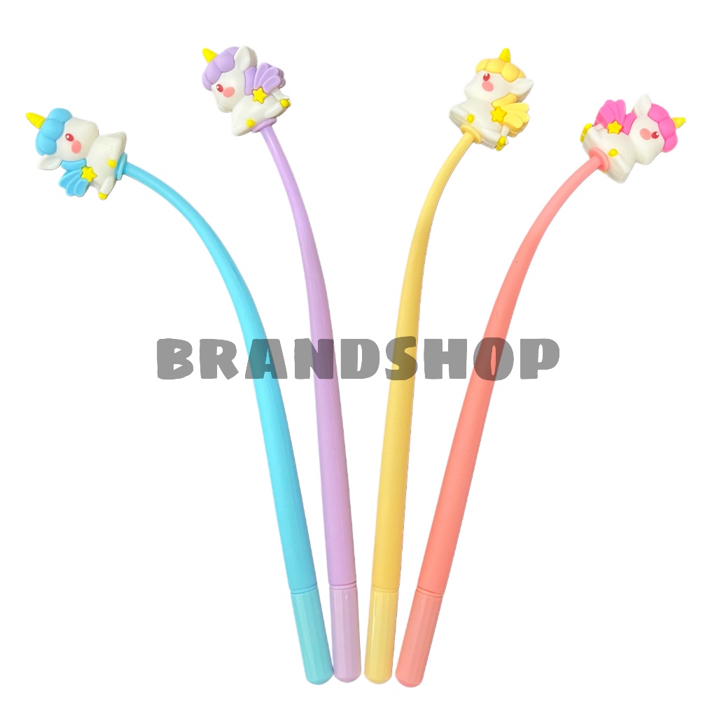 

Pulpen Anak Goyang Lentur My Litte Pony Unicorn 3D Pen Elastis Karakter Lucu Kartun 0.5mm